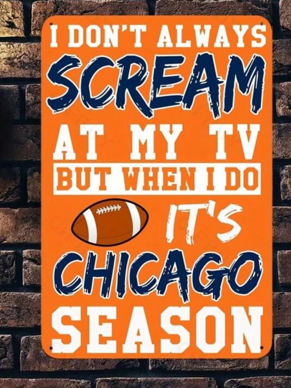 Chicago Bears Football Wall Decor NEW 🏷️